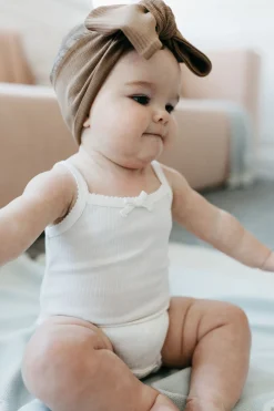 Organic Cotton Modal Headband - Crème Caramel