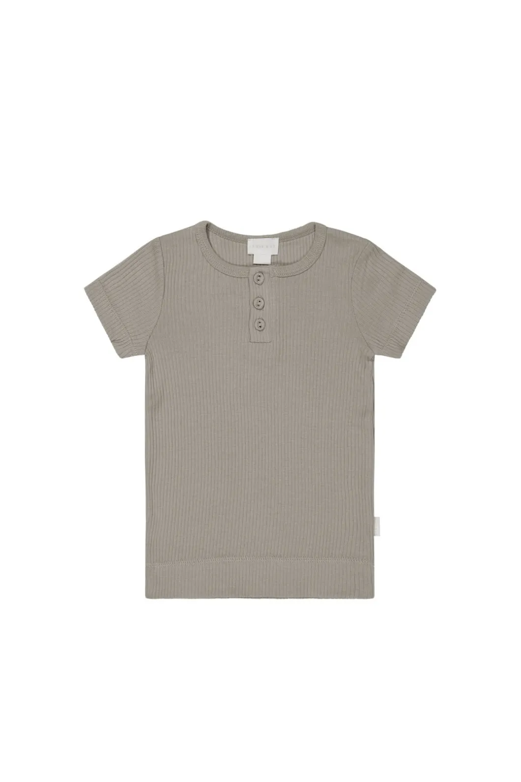 Organic Cotton Modal Henley Tee - Milford