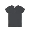 Organic Cotton Modal Henley Tee - Icelandic Marle