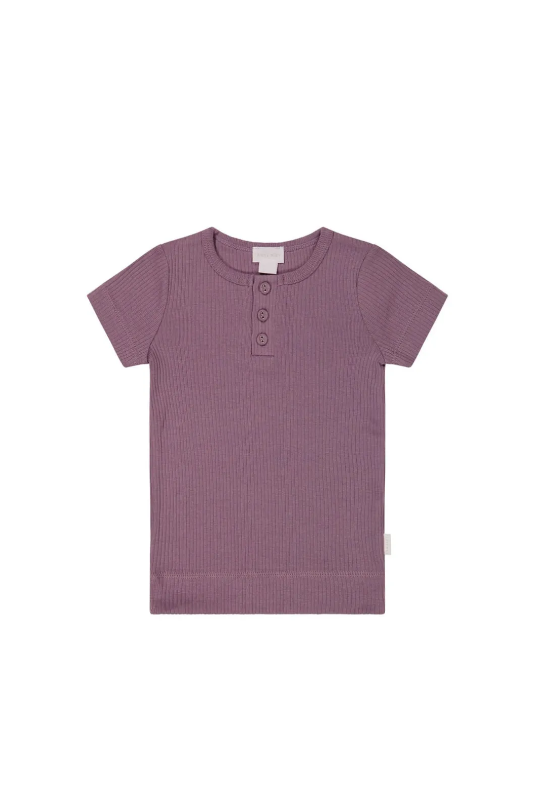 Organic Cotton Modal Henley Tee - Della