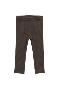 Organic Cotton Modal Legging - Dark Coffee