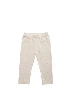 Organic Cotton Modal Legging - Milky Way Buff