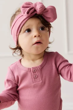 Organic Cotton Modal Lilian Headband - Rosette
