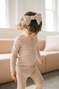 Organic Cotton Modal Lilian Headband - Dusky Rose