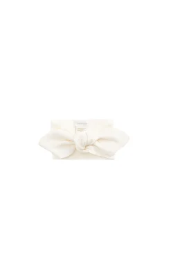 Organic Cotton Modal Lilian Headband - Whisper
