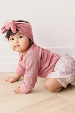 Organic Cotton Modal Lilian Headband - Rose Garden