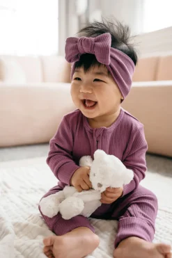 Organic Cotton Modal Lilian Headband - Elderberry