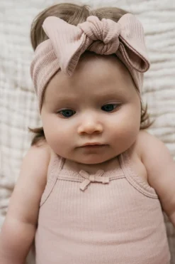 Organic Cotton Modal Lilian Headband - Dusky Rose