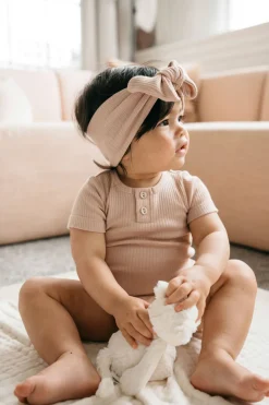 Organic Cotton Modal Lilian Headband - Dusky Rose