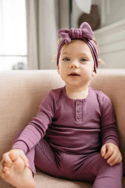 Organic Cotton Modal Lilian Headband - Elderberry