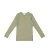 Organic Cotton Modal Long Sleeve Top - Tea Tree