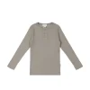 Organic Cotton Modal Long Sleeve Henley - Milford