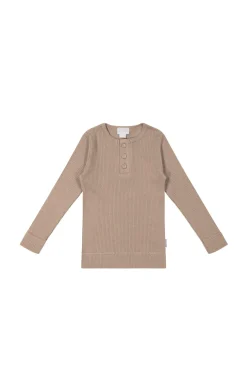 Organic Cotton Modal Long Sleeve Top - Mountain