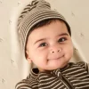 Organic Cotton Modal Marley Beanie - Bear/Cassava