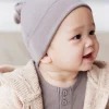 Organic Cotton Modal Marley Beanie - Cobblestone