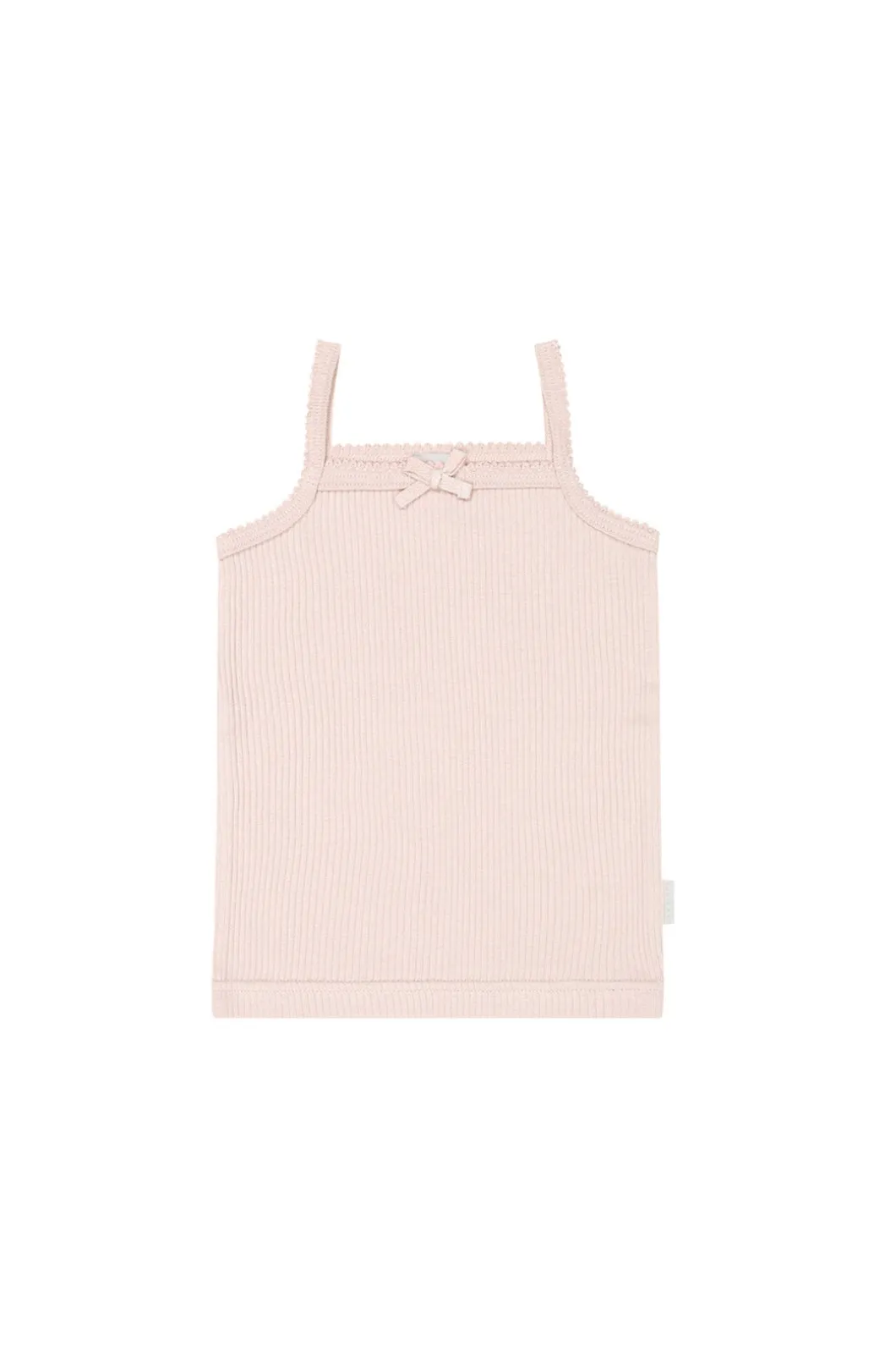 Organic Cotton Modal Singlet - Morgan Pink