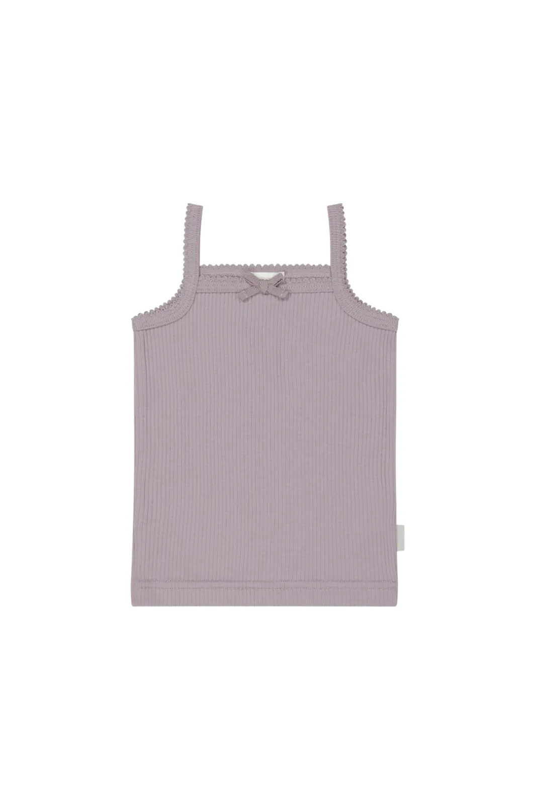 Organic Cotton Modal Singlet - Vintage Berry