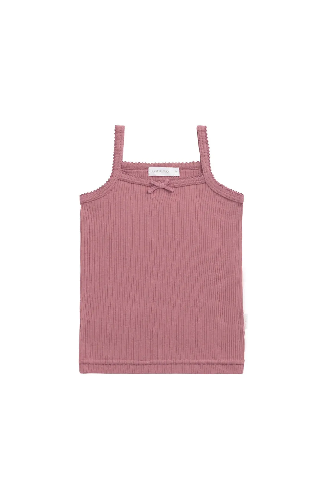 Organic Cotton Modal Singlet - Rose Garden