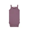 Organic Cotton Modal Singlet Bodysuit - Della