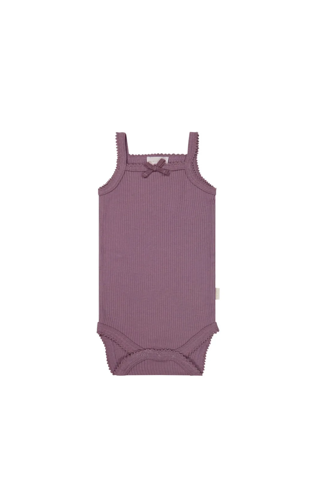 Organic Cotton Modal Singlet Bodysuit - Della