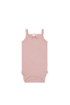 Organic Cotton Modal Singlet Bodysuit - Doll