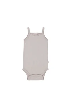 Organic Cotton Modal Singlet Bodysuit - Luna