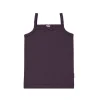 Organic Cotton Modal Singlet - Blackberry