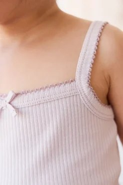 Organic Cotton Modal Singlet - Luna