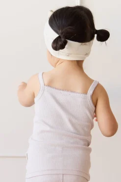 Organic Cotton Modal Singlet - Luna