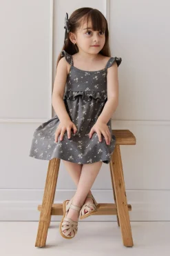 Organic Cotton Molly Dress - Lulu Bloom Lava