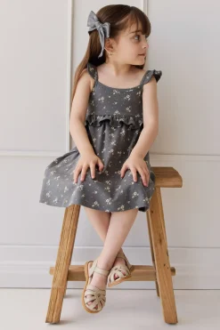 Organic Cotton Molly Dress - Lulu Bloom Lava
