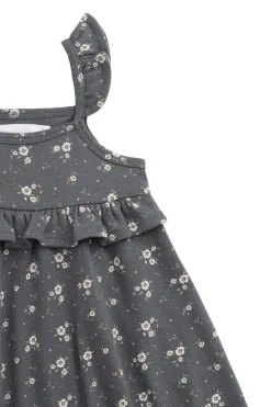 Organic Cotton Molly Dress - Lulu Bloom Lava