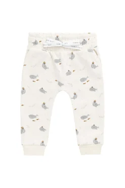 Organic Cotton Morgan Track Pant - Cloud Whales