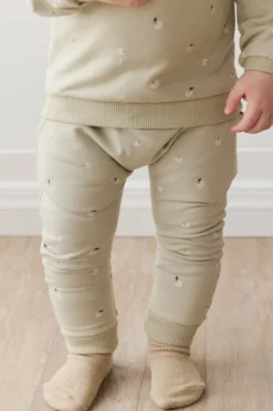 Organic Cotton Morgan Track Pant - Fresh Apples Abbey Medium