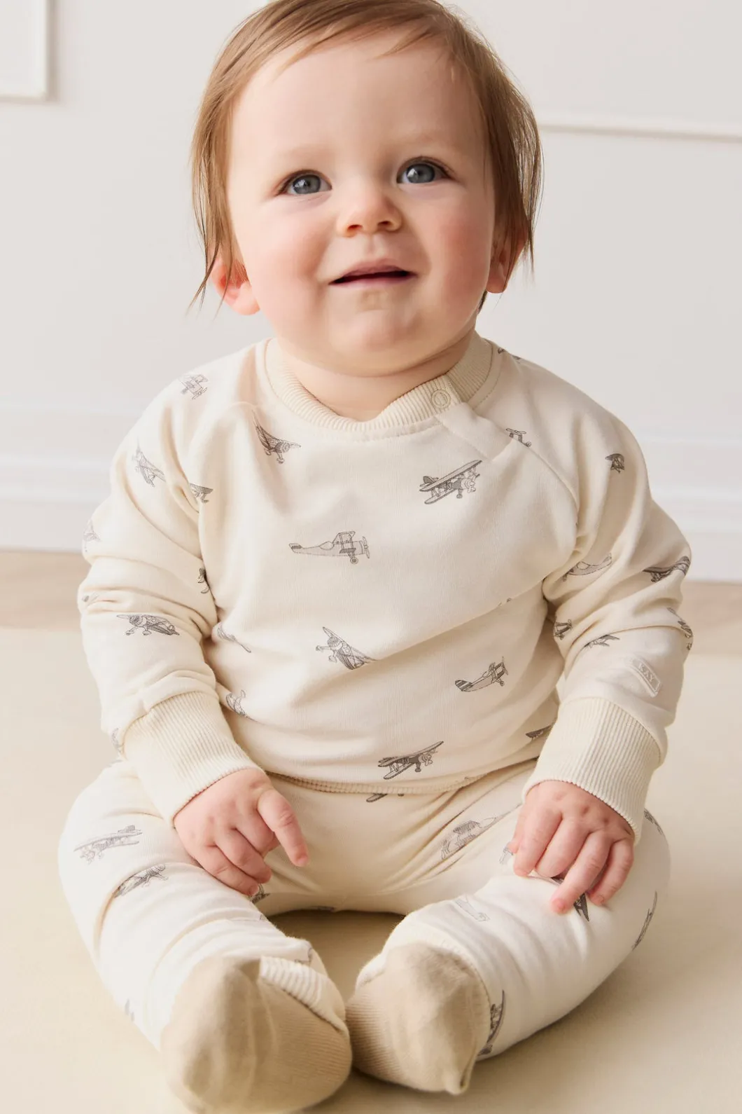 Organic Cotton Morgan Track Pant - Avion Oat