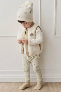 Organic Cotton Morgan Track Pant - Fresh Apples Abbey Medium