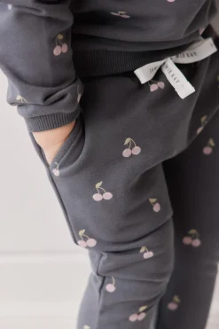 Organic Cotton Morgan Track Pant - Cherry Love Lava