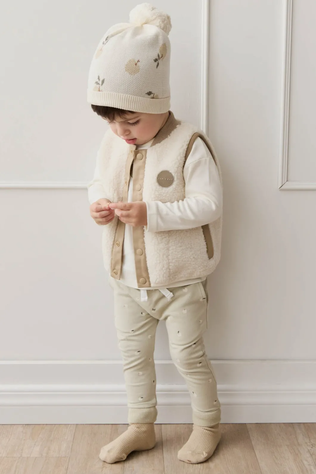 Organic Cotton Morgan Track Pant - Fresh Apples Abbey Medium