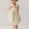 Organic Cotton Muslin Anja Top - Parchment
