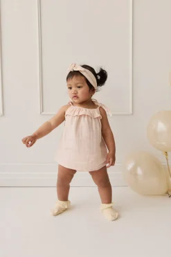Organic Cotton Muslin Arielle Top - Ballet Pink
