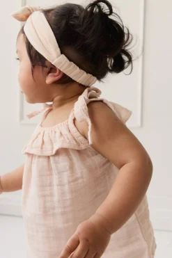 Organic Cotton Muslin Arielle Top - Ballet Pink