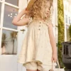 Organic Cotton Muslin Ellie Top - Pauline Chamomile