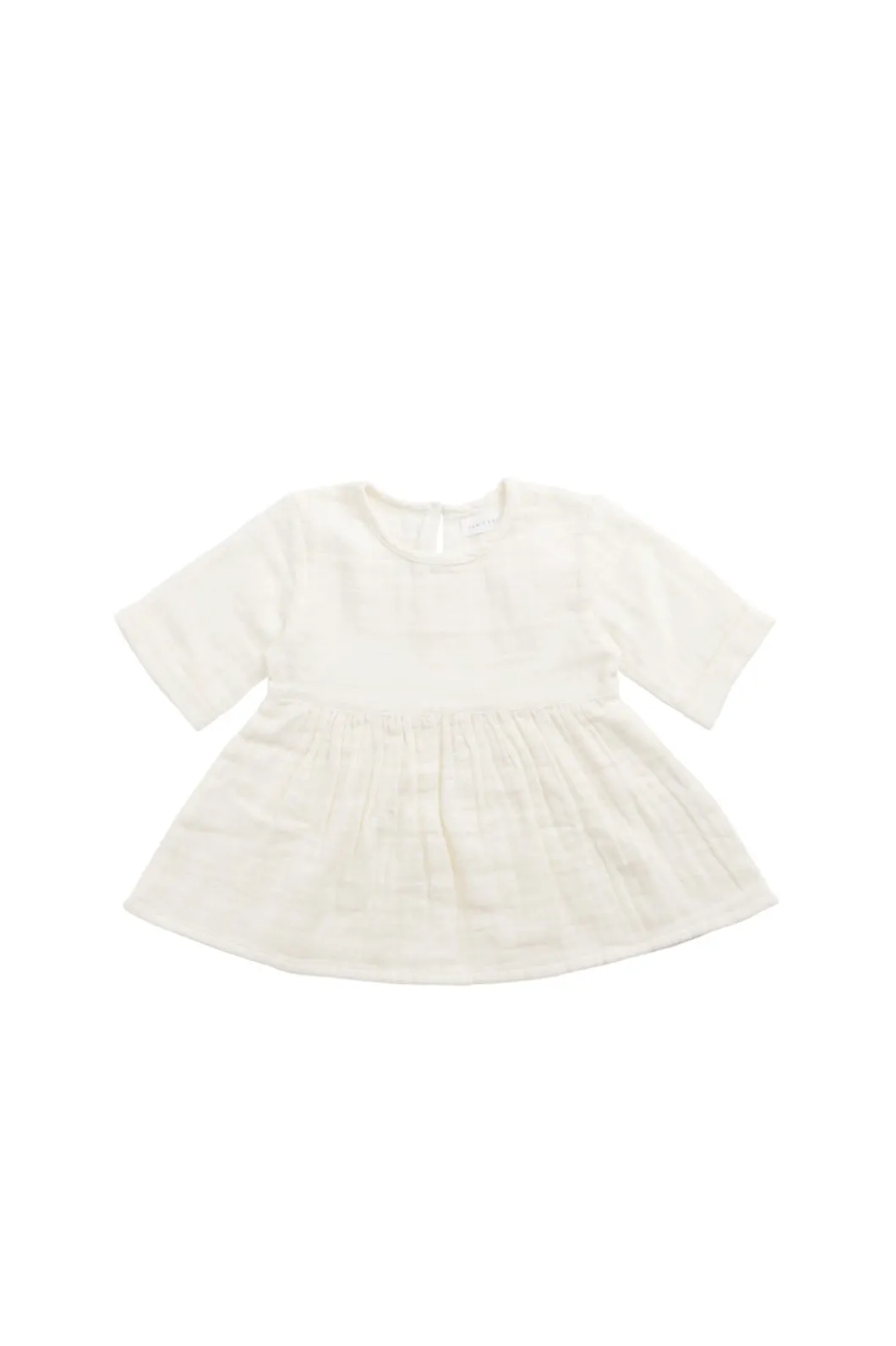 Organic Cotton Muslin Estelle Top - Parchment