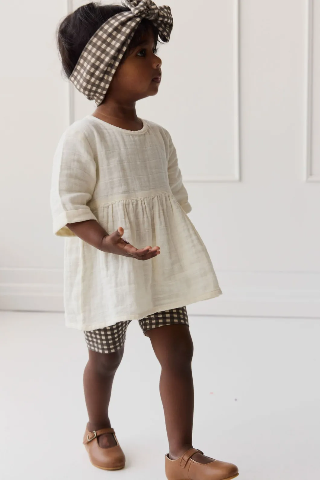 Organic Cotton Muslin Estelle Top - Parchment