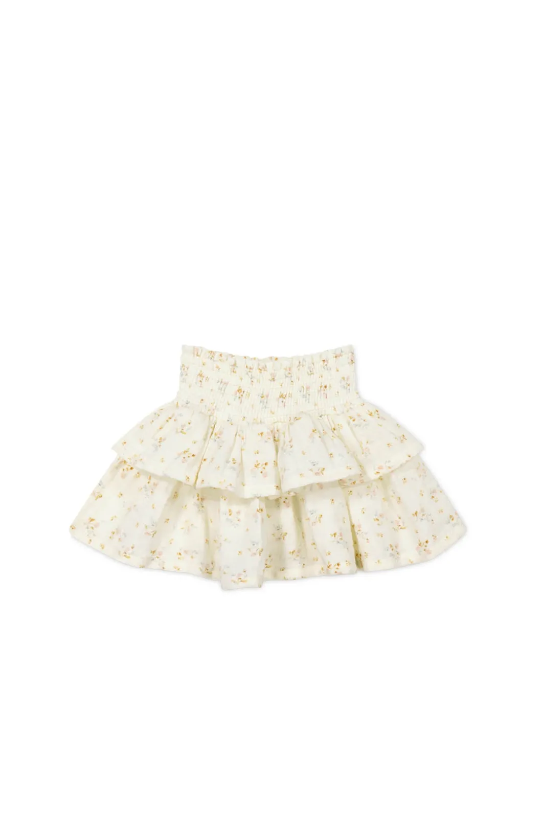 Organic Cotton Muslin Samantha Skirt - Nina Watercolour Floral