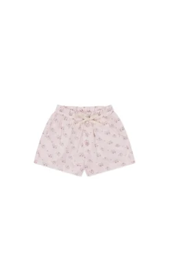 Organic Cotton Neve Short - Rose Floral Pink