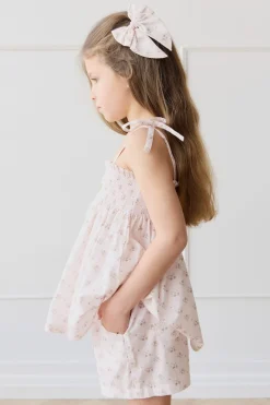Organic Cotton Neve Short - Rose Floral Pink