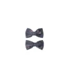 Organic Cotton Noelle 2pk Bow - Simone Lava
