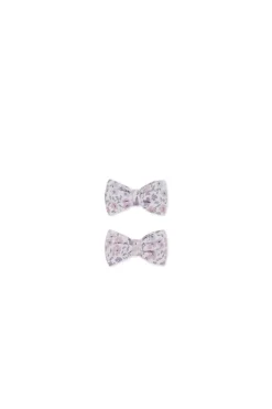 Organic Cotton Noelle 2pk Bow - Fifi Lilac