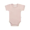 Organic Cotton Olsen Tee Bodysuit - Shell Pink